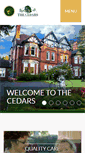 Mobile Screenshot of cedarschristianresidentialhome.co.uk